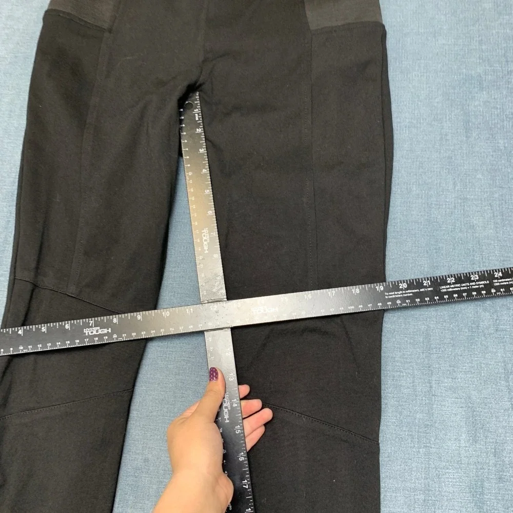 Kut From The Kloth Leggings Womens L Black Stretch Skinny Leg Yoga Performance